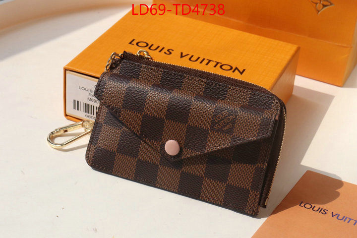 LV Bags(TOP)-Wallet,ID: TD4738,$: 69USD