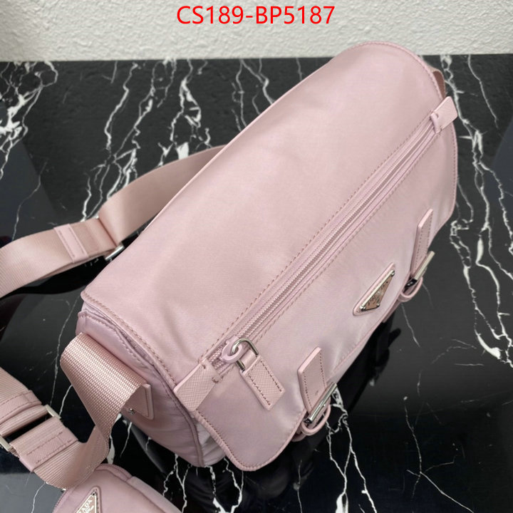 Prada Bags(TOP)-Diagonal-,ID: BP5187,$: 189USD