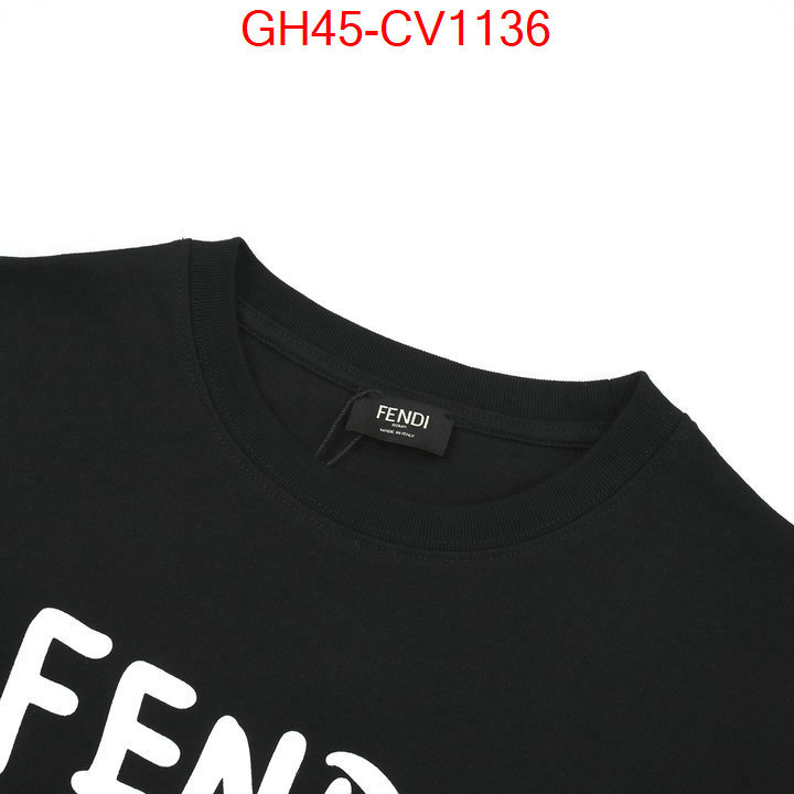 Clothing-Fendi,aaaaa customize , ID: CV1136,$: 45USD