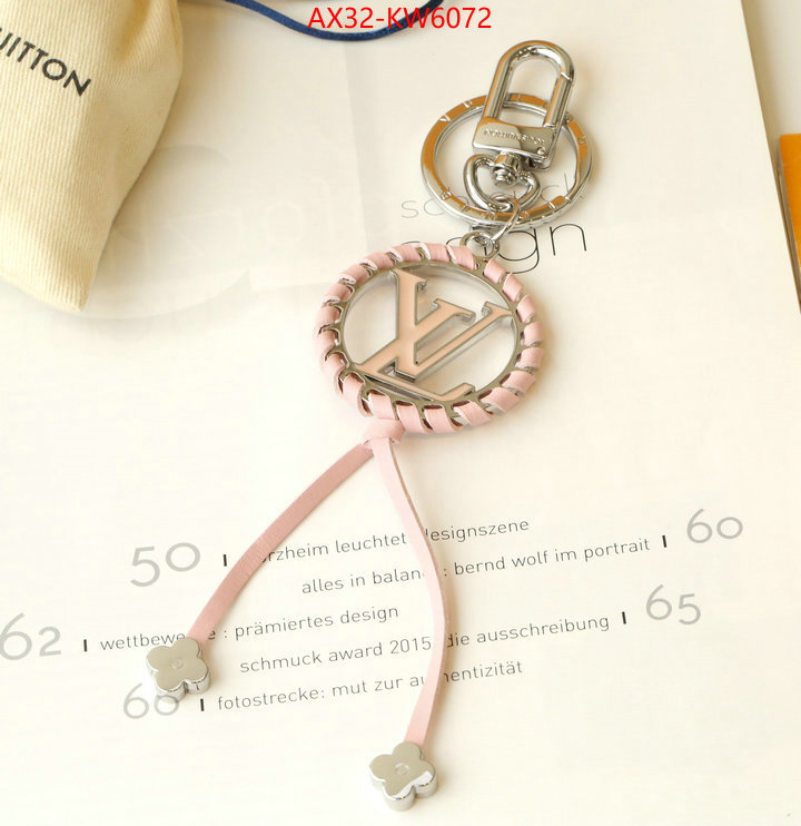 Key pendant-LV,brand designer replica , ID: KW6072,$: 32USD