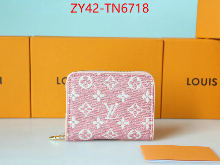 LV Bags(4A)-Wallet,ID: TN6718,$: 42USD