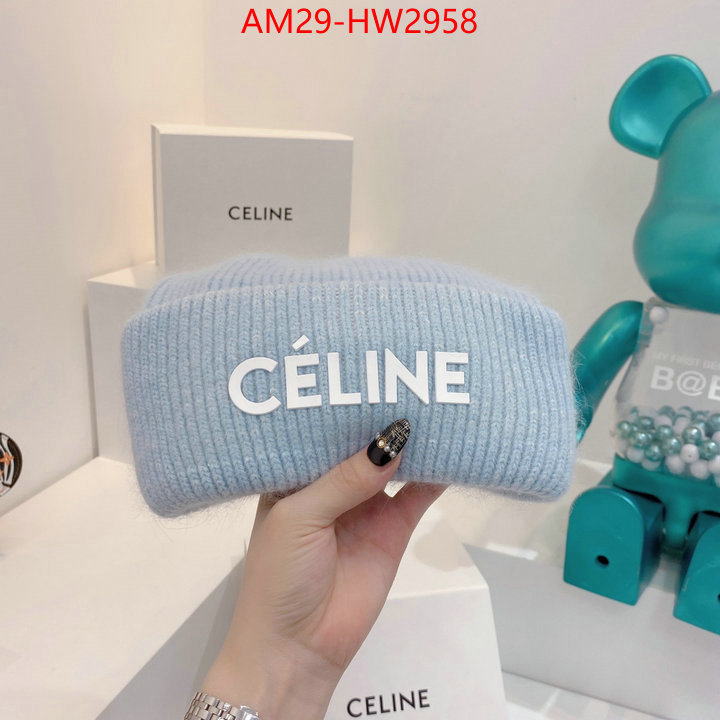 Cap (Hat)-Celine,buy first copy replica , ID: HW2958,$: 29USD