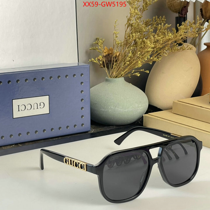 Glasses-Gucci,high quality designer replica , ID: GW5195,$: 59USD