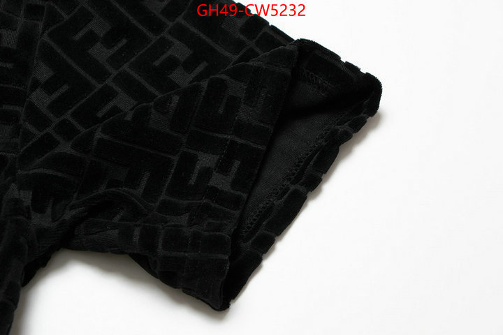 Clothing-Fendi,7 star replica , ID: CW5232,$: 49USD