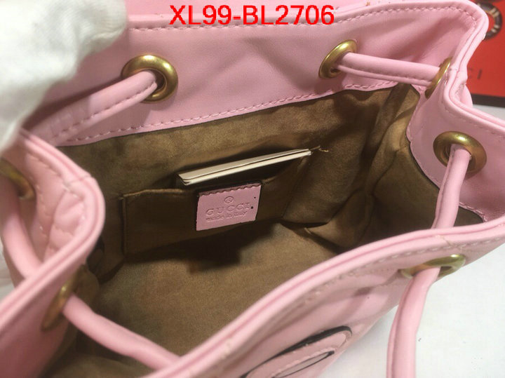 Gucci Bags(4A)-Backpack-,exclusive cheap ,ID: BL2706,$: 99USD