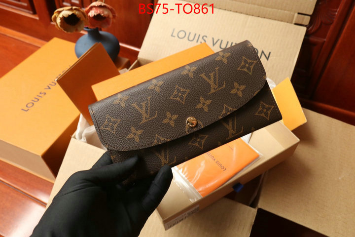 LV Bags(TOP)-Wallet,ID: TO861,$: 75USD