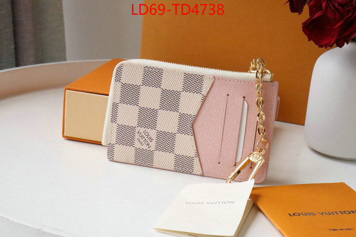 LV Bags(TOP)-Wallet,ID: TD4738,$: 69USD