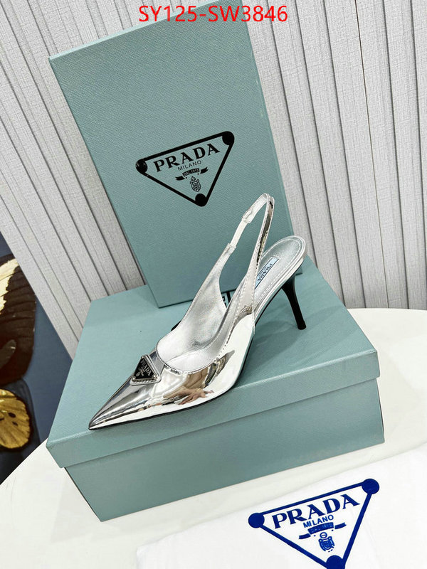 Women Shoes-Prada,high quality replica , ID: SW3846,$: 125USD