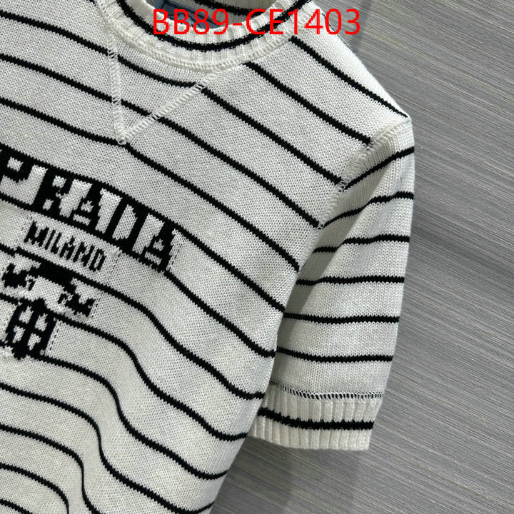 Clothing-Prada,high quality designer , ID: CE1403,$: 89USD