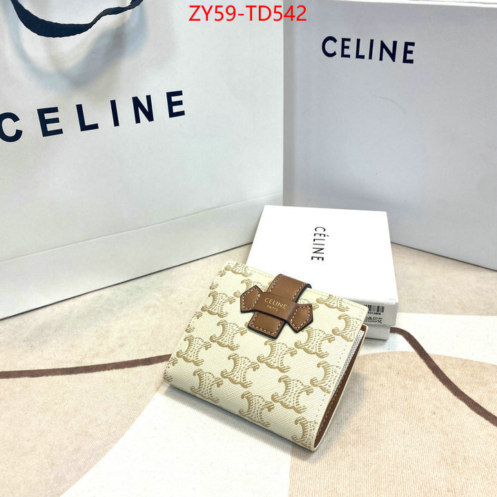 CELINE Bags(4A)-Wallet,high quality designer replica ,ID: TD542,$: 59USD