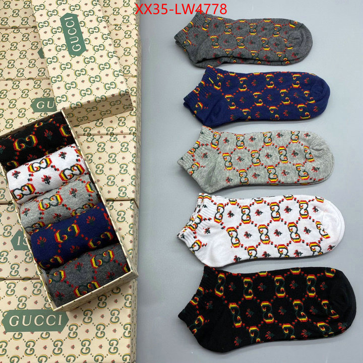 Sock-Gucci,cheap online best designer , ID: LW4778,$: 35USD