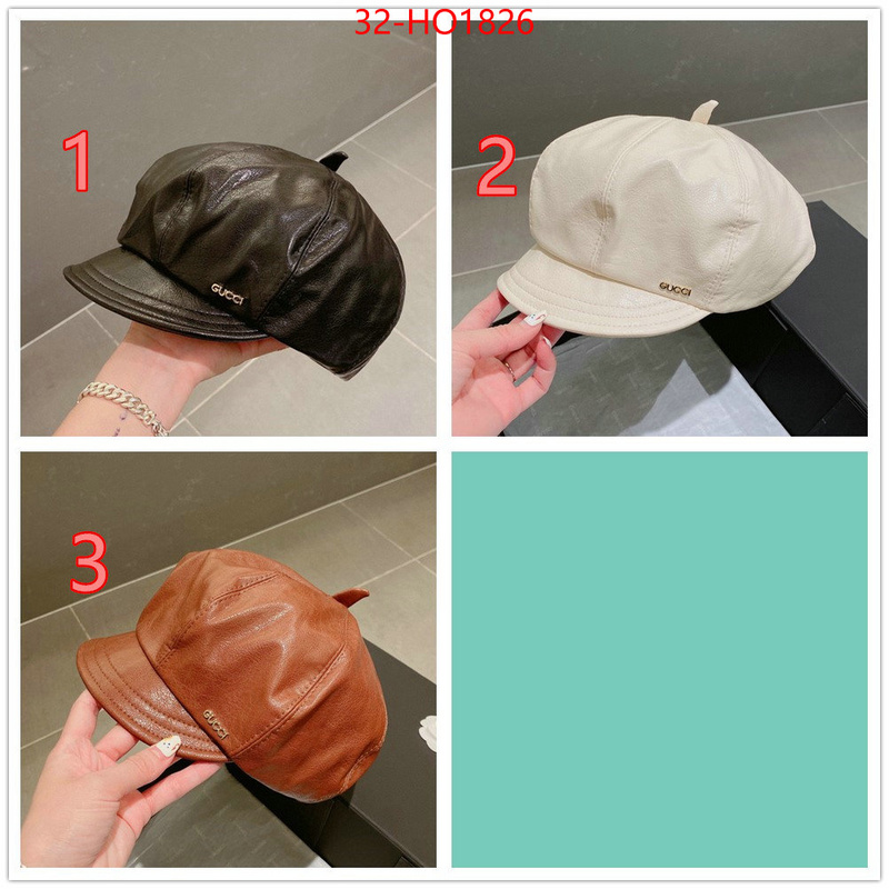 Cap (Hat)-Gucci,high quality 1:1 replica , ID: HO1826,$: 32USD