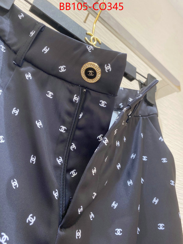 Clothing-Chanel,perfect quality designer replica , ID: CO345,$: 105USD