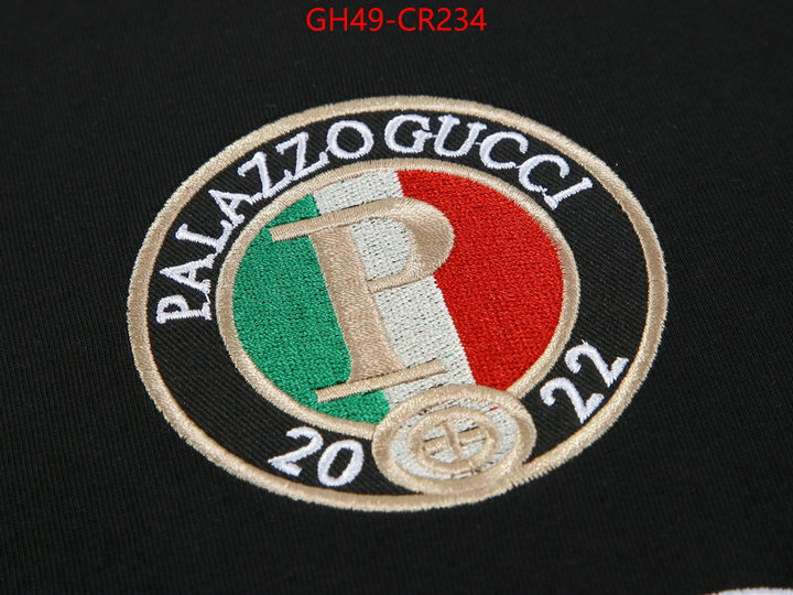 Clothing-Gucci,top brands like , ID: CR234,$: 49USD