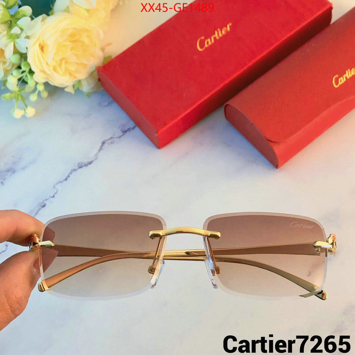 Glasses-Cartier,mirror quality , ID: GE1489,$: 45USD