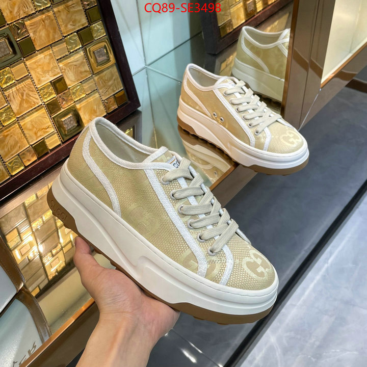 Women Shoes-Gucci,fake aaaaa , ID: SE3498,$: 89USD