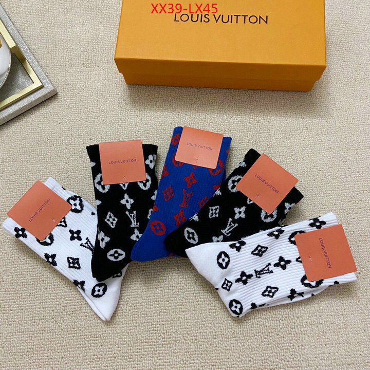 Sock-LV,designer fashion replica , ID:LX45,$: 39USD