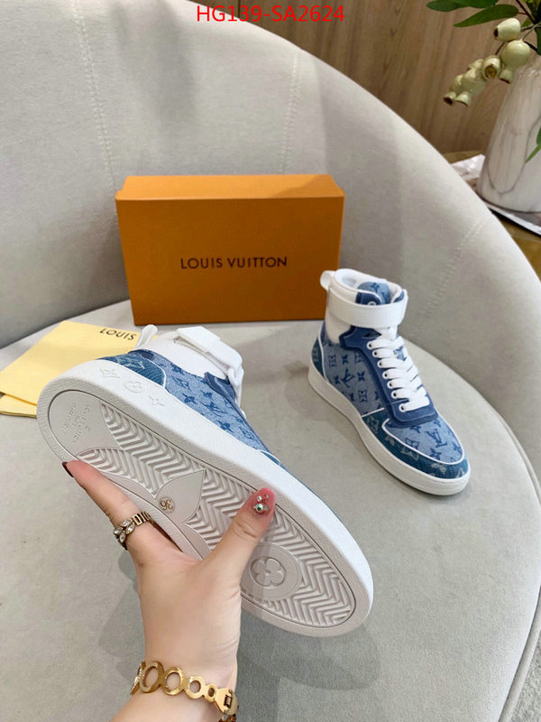 Women Shoes-LV,luxury fake , ID:SA2624,$: 139USD