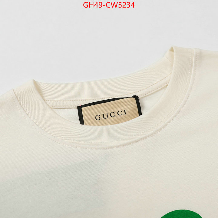 Clothing-Gucci,brand designer replica , ID: CW5234,$: 49USD
