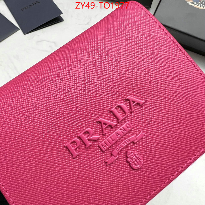 Prada Bags(4A)-Wallet,where quality designer replica ,ID: TO1977,$: 49USD