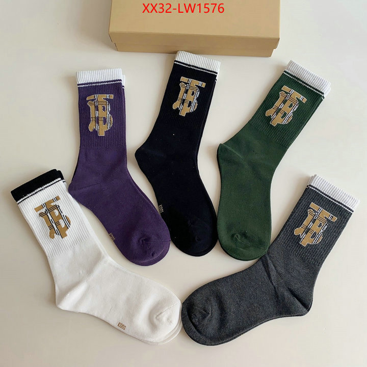 Sock-Burberry,best aaaaa , ID: LW1576,$: 32USD