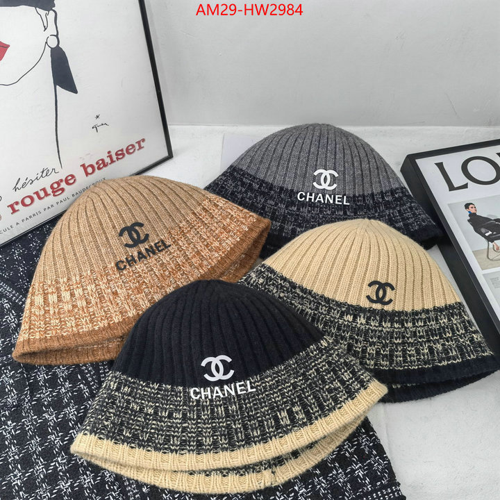 Cap (Hat)-Chanel,what's the best to buy replica , ID: HW2984,$: 29USD