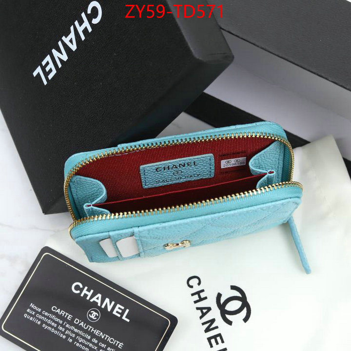 Chanel Bags(4A)-Wallet-,ID: TD571,$: 59USD