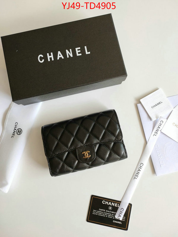 Chanel Bags(4A)-Wallet-,ID: TD4905,$: 49USD