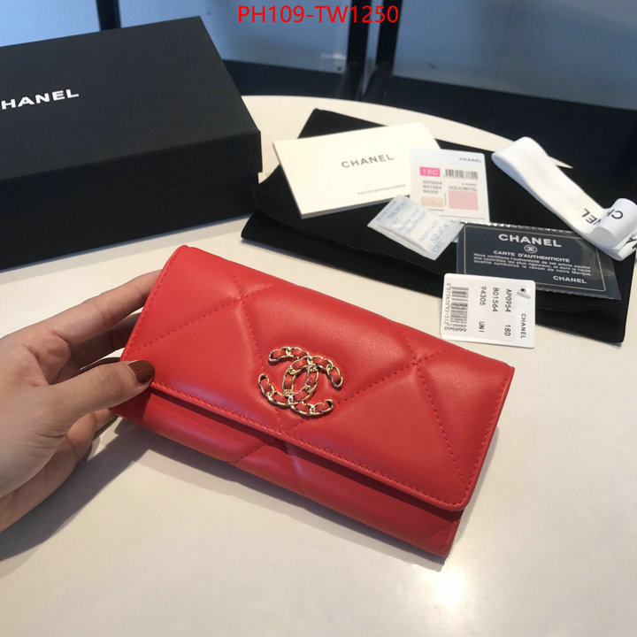 Chanel Bags(TOP)-Wallet-,ID: TW1250,$: 109USD