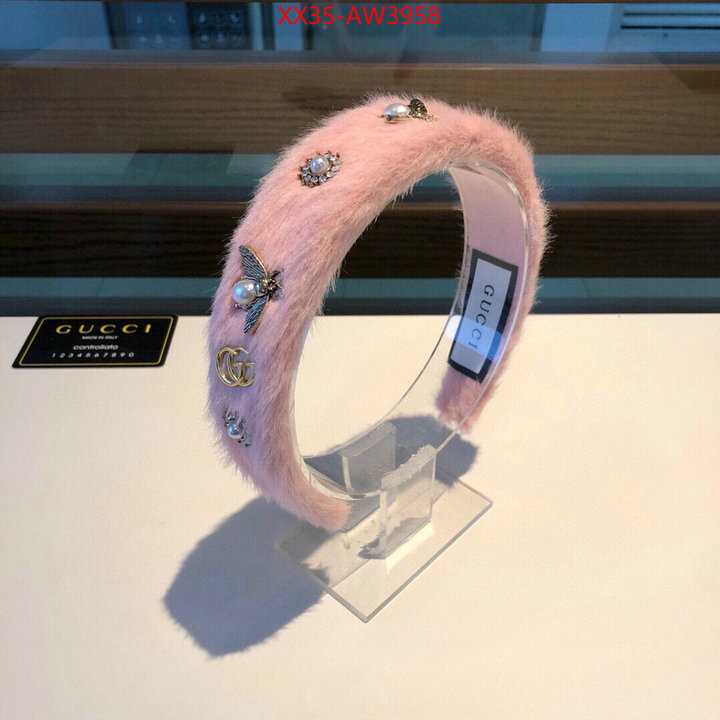 Hair band-Gucci,high quality replica , ID: AW3958,$: 35USD