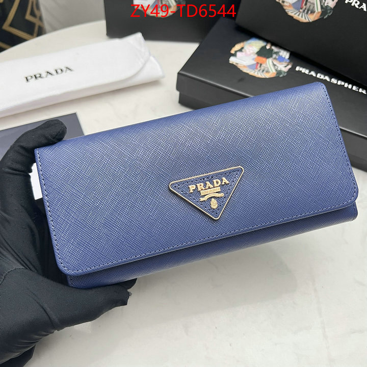 Prada Bags(4A)-Wallet,copy ,ID: TD6544,$: 49USD