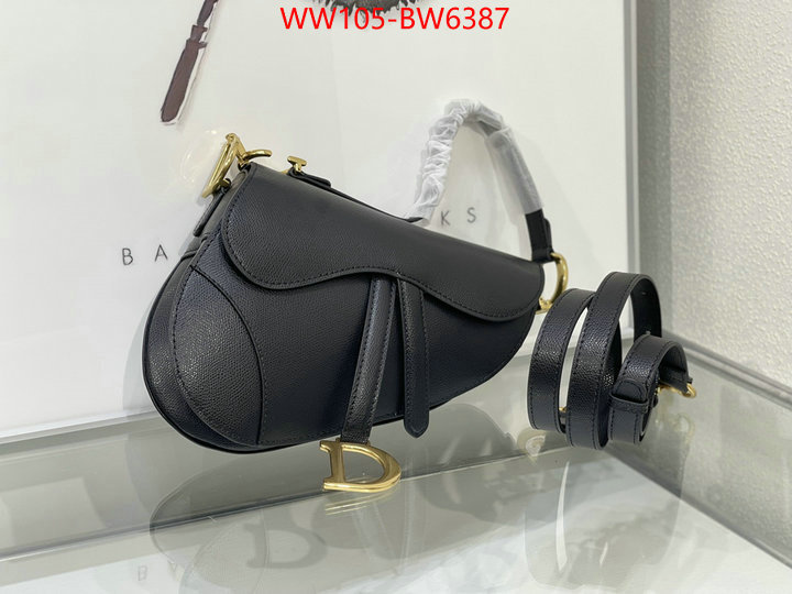 Dior Bags(4A)-Saddle-,ID: BW6387,$: 105USD