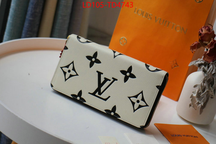 LV Bags(TOP)-Wallet,ID: TD4743,$: 105USD