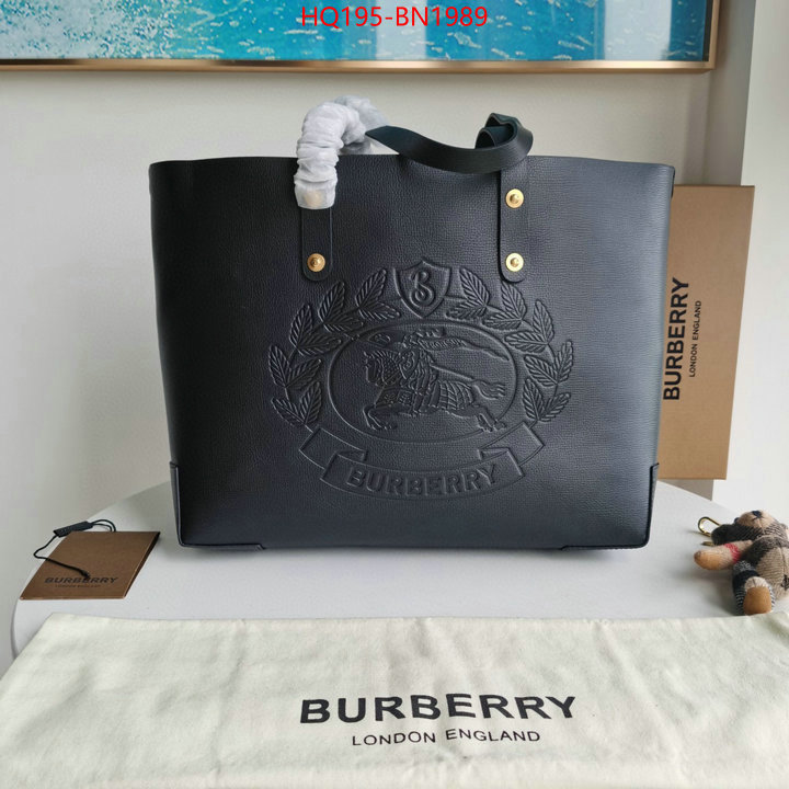 Burberry Bags(TOP)-Handbag-,1:1 clone ,ID: BN1989,$: 195USD