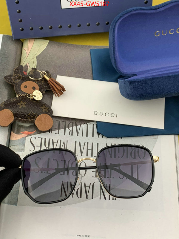 Glasses-Gucci,2023 replica , ID: GW5187,$: 45USD