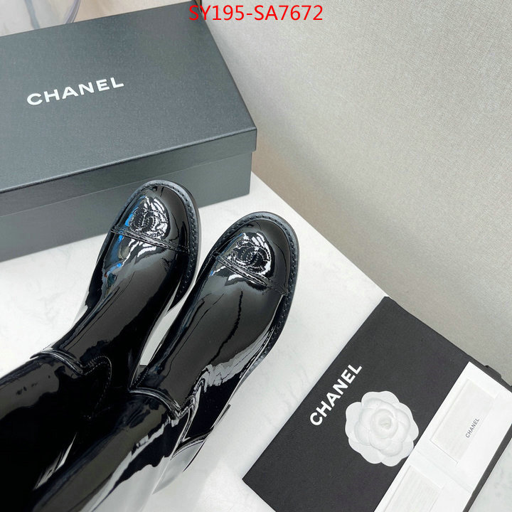 Women Shoes-Chanel,what best replica sellers , ID: SA7672,$: 195USD