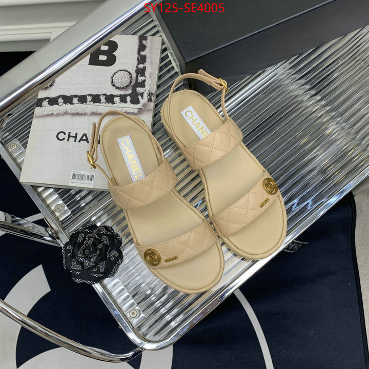 Women Shoes-Chanel,fake , ID: SE4005,$: 125USD