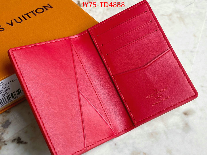 LV Bags(TOP)-Wallet,ID: TD4888,$: 75USD