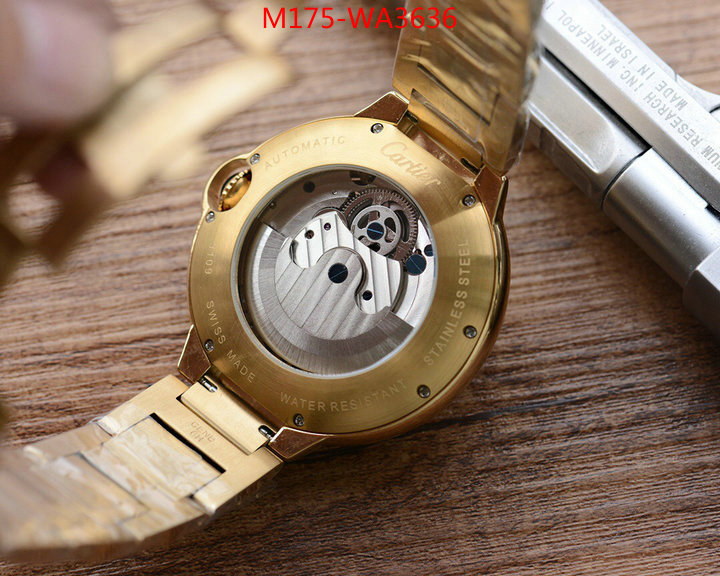 Watch(4A)-Cartier,luxury , ID: WA3636,$: 175USD