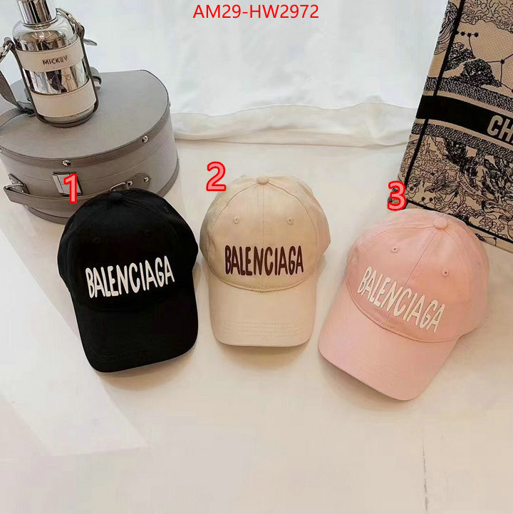 Cap (Hat)-Balenciaga,sale outlet online , ID: HW2972,$: 29USD