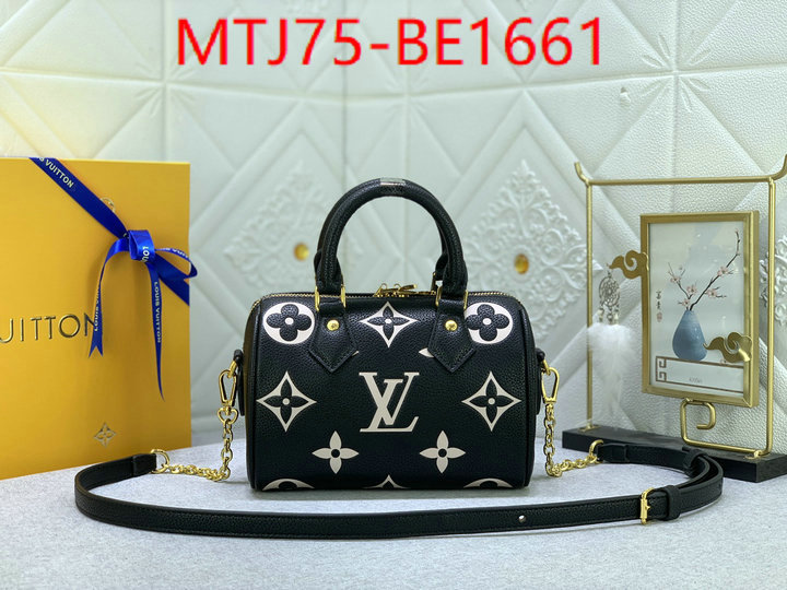 LV Bags(4A)-Speedy-,can i buy replica ,ID: BE1661,$: 75USD