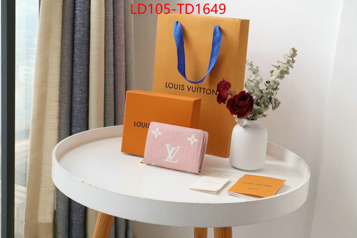 LV Bags(TOP)-Wallet,ID: TD1649,$: 105USD