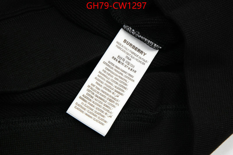 Clothing-Burberry,top sale , ID: CW1297,$: 79USD