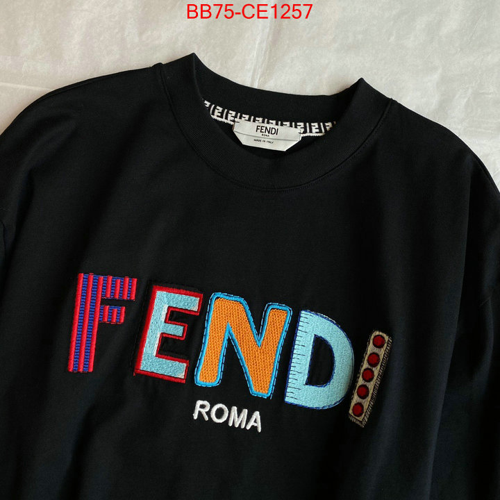 Clothing-Fendi,what is a 1:1 replica , ID: CE1257,$: 75USD