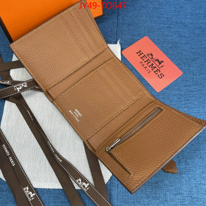 Hermes Bags(4A)-Wallet-,replica 1:1 high quality ,ID: TO647,$: 49USD