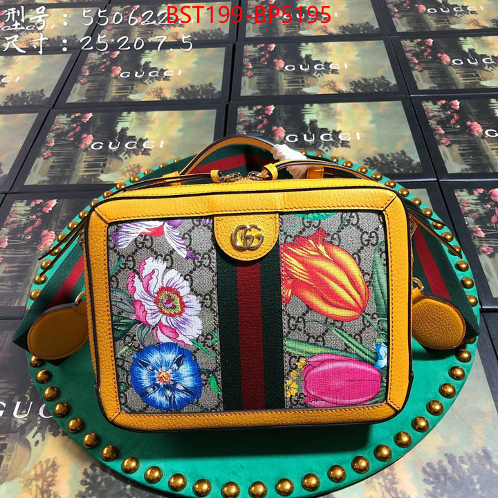 Gucci Bags(TOP)-Diagonal-,ID: BP5195,$: 199USD