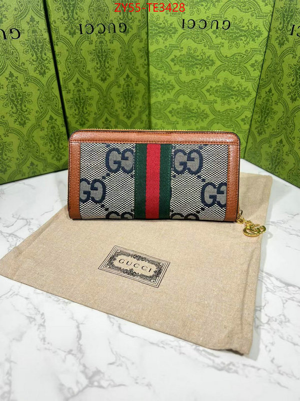 Gucci Bags(4A)-Wallet-,wholesale replica shop ,ID: TE3428,$: 55USD