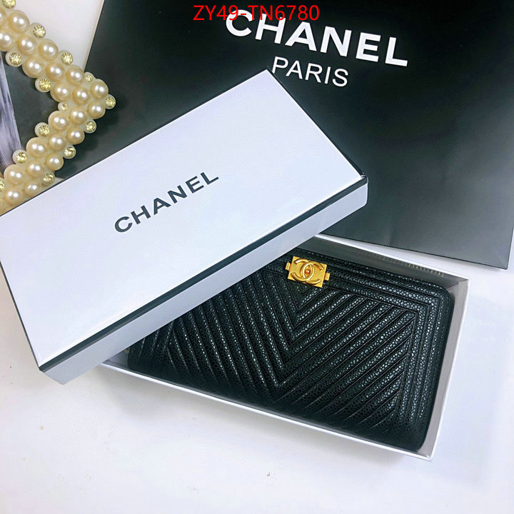 Chanel Bags(4A)-Wallet-,ID: TN6780,$: 49USD