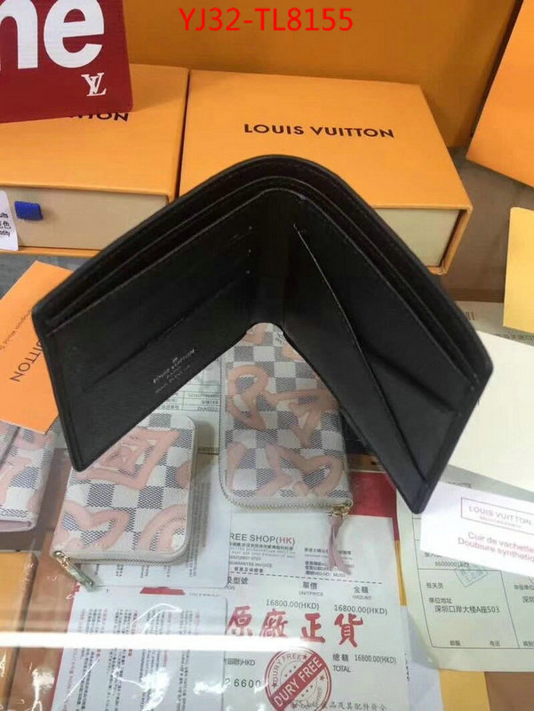 LV Bags(4A)-Wallet,ID: TL8155,$: 32USD