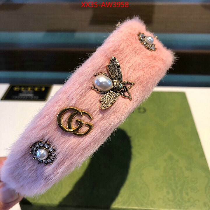 Hair band-Gucci,high quality replica , ID: AW3958,$: 35USD